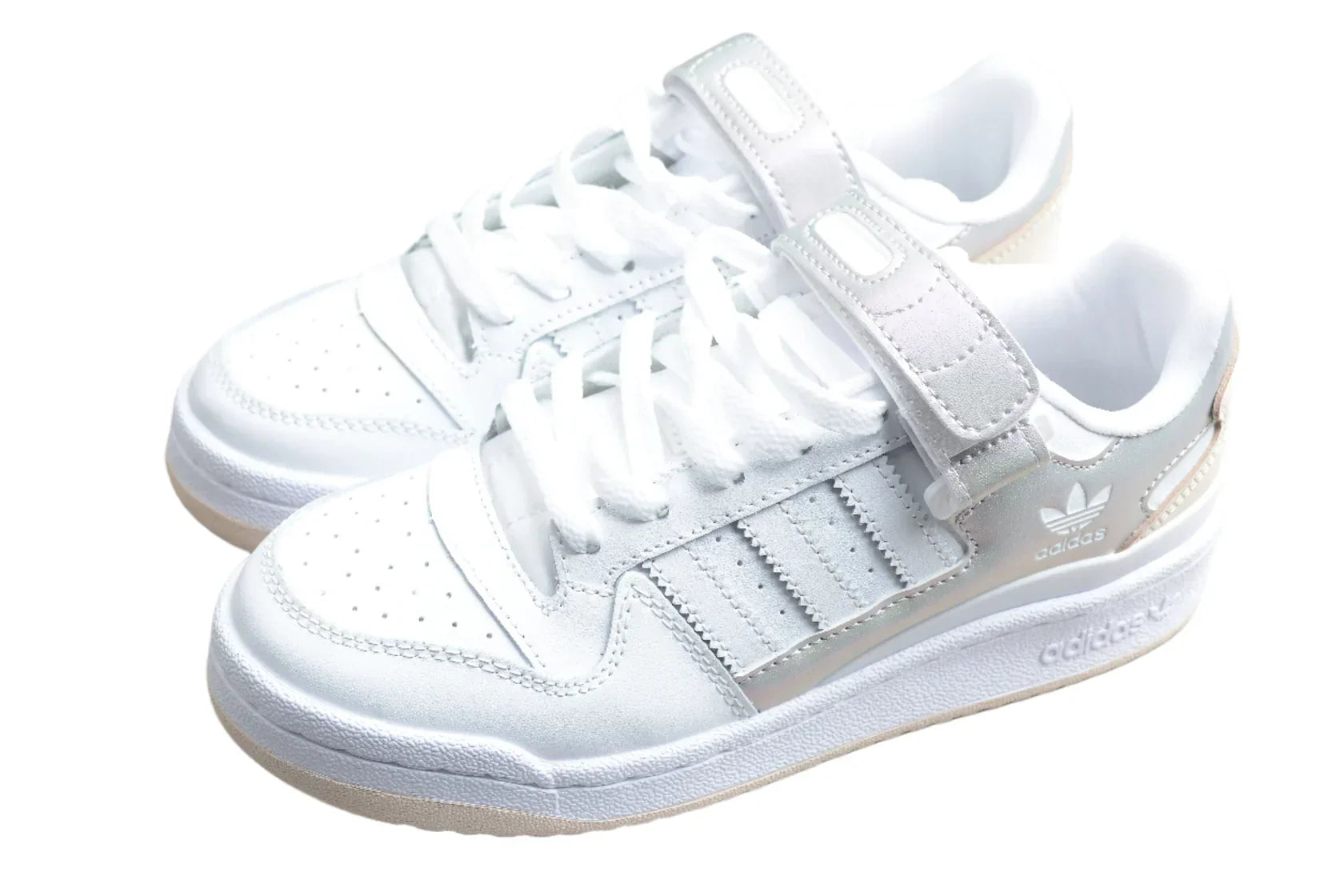 Adidas Forum White / Light Silver Metallic