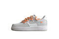 Nike Air Force One Light Grey / Orange