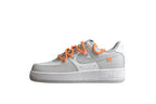 Nike Air Force One Light Grey / Orange