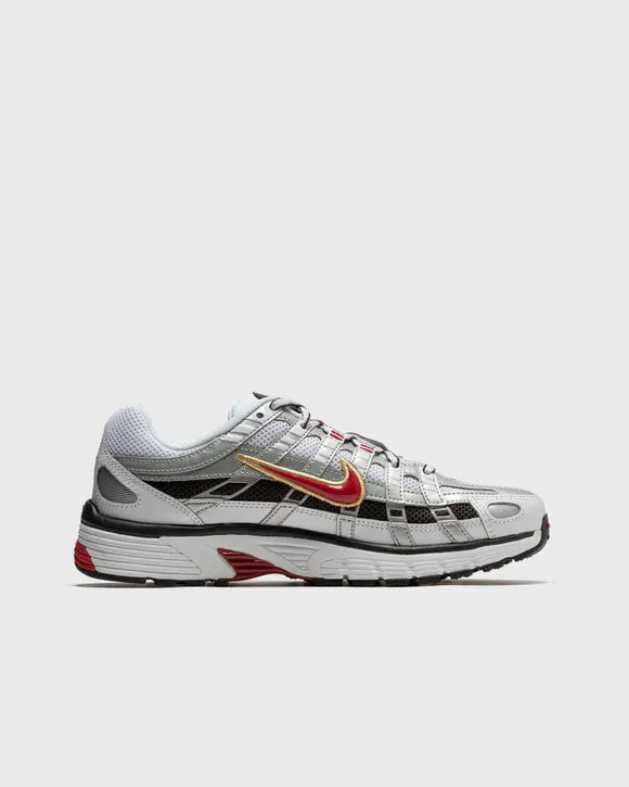 Nike P-6000 Silver / Black / Red
