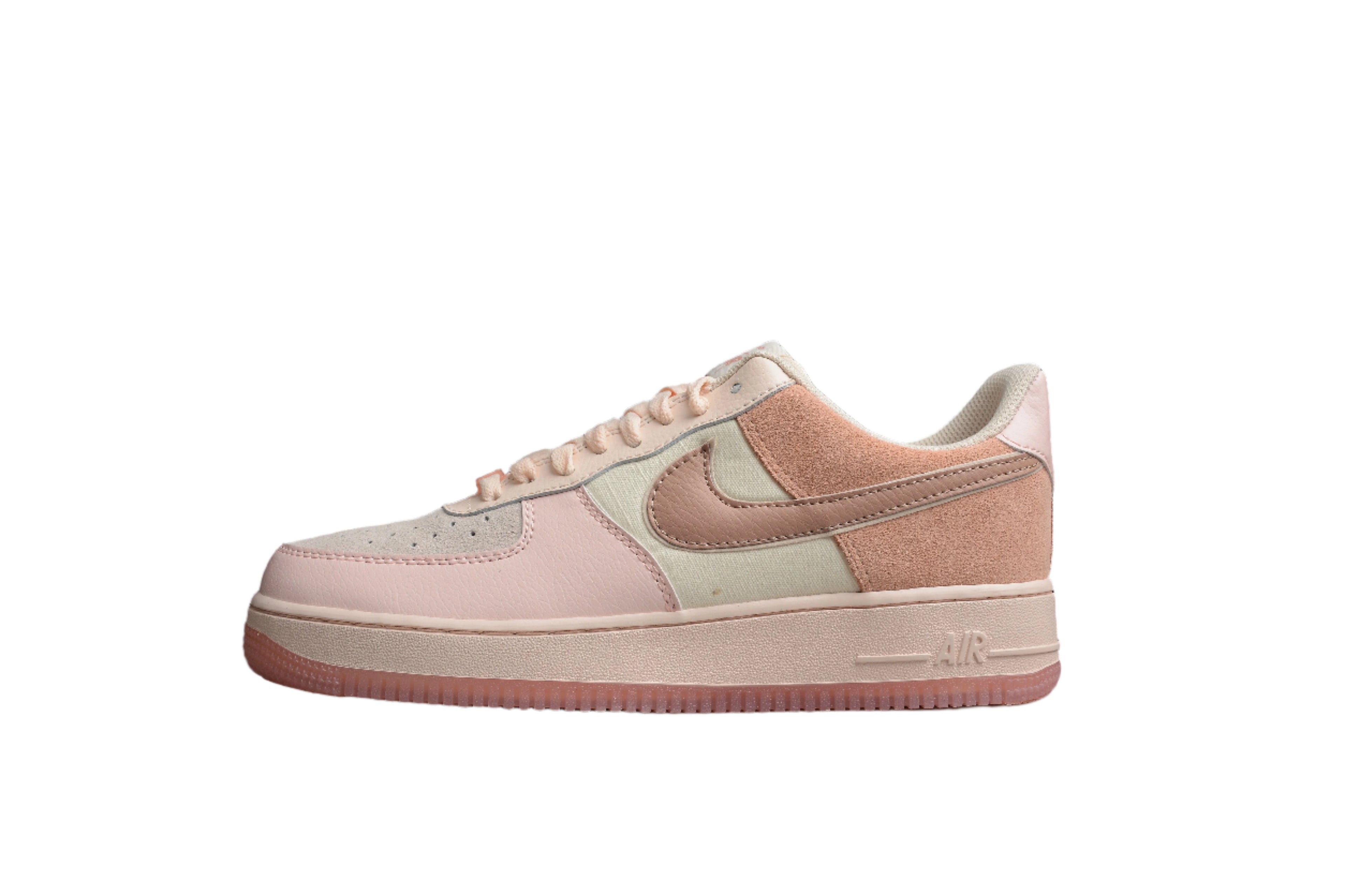 Nike Air Force One Beige / Pink