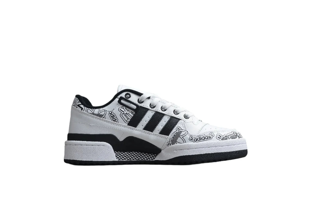 Adidas Forum Bold Graphics / White Black