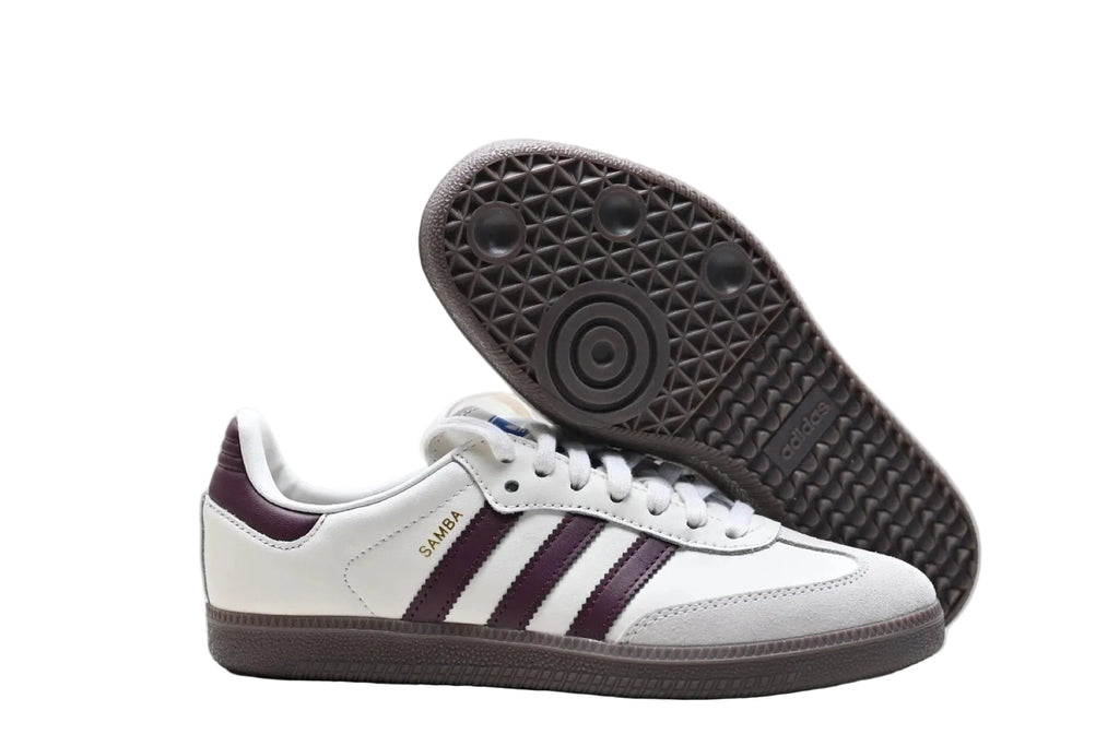 Adidas Samba OG White / Burgundy