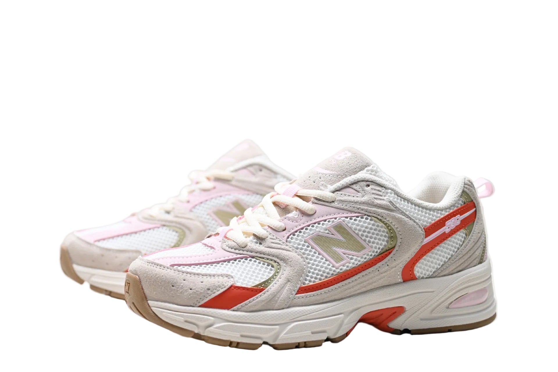 New Balance 530 White / Red / Pink