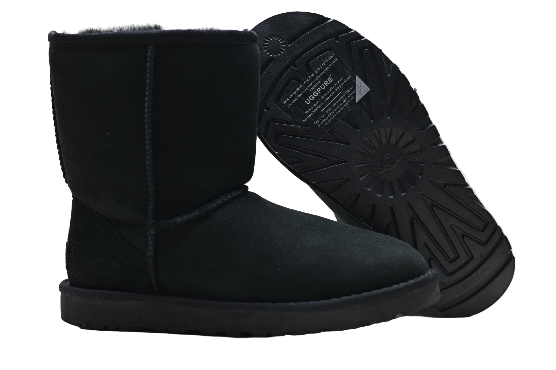 UGG Classic Short II Total Black