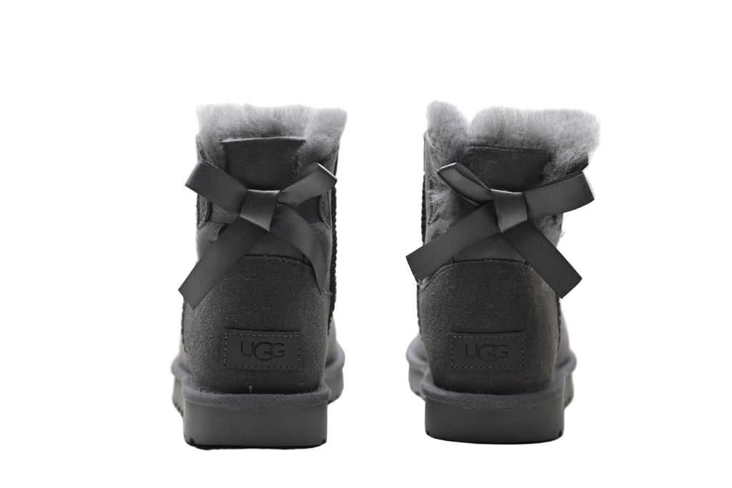 UGG Mini Bailey Bow II Grey Suede