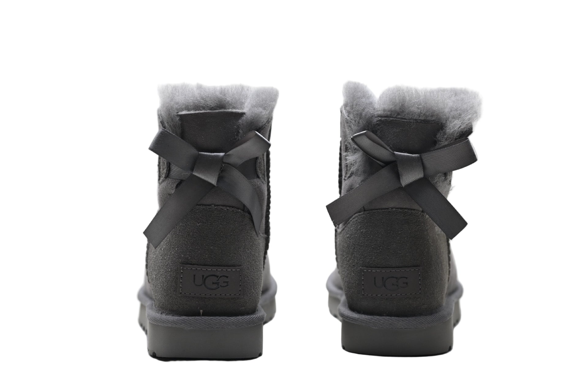 UGG Mini Bailey Bow II Grey Suede
