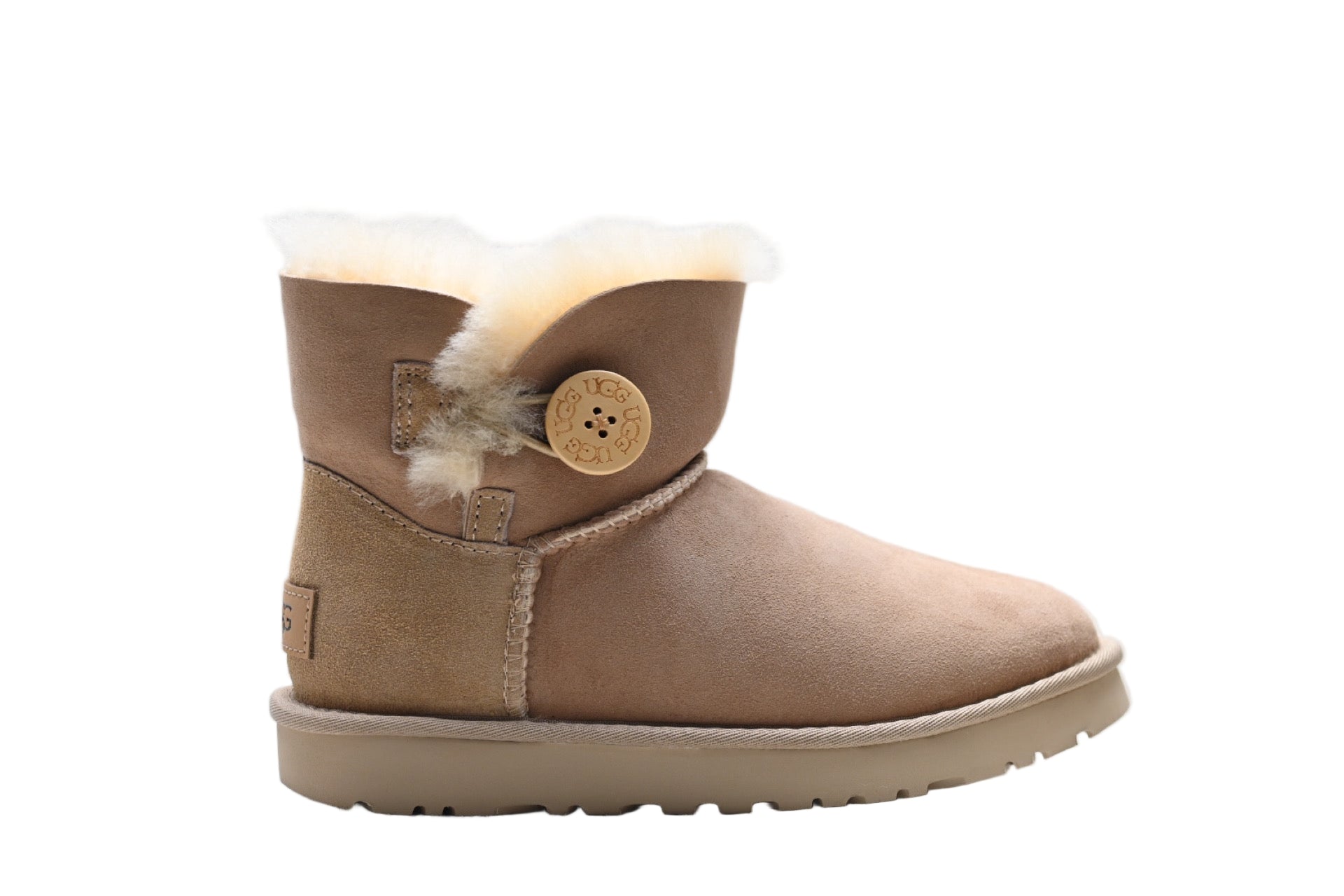 UGG Mini Bailey Button II Taupe