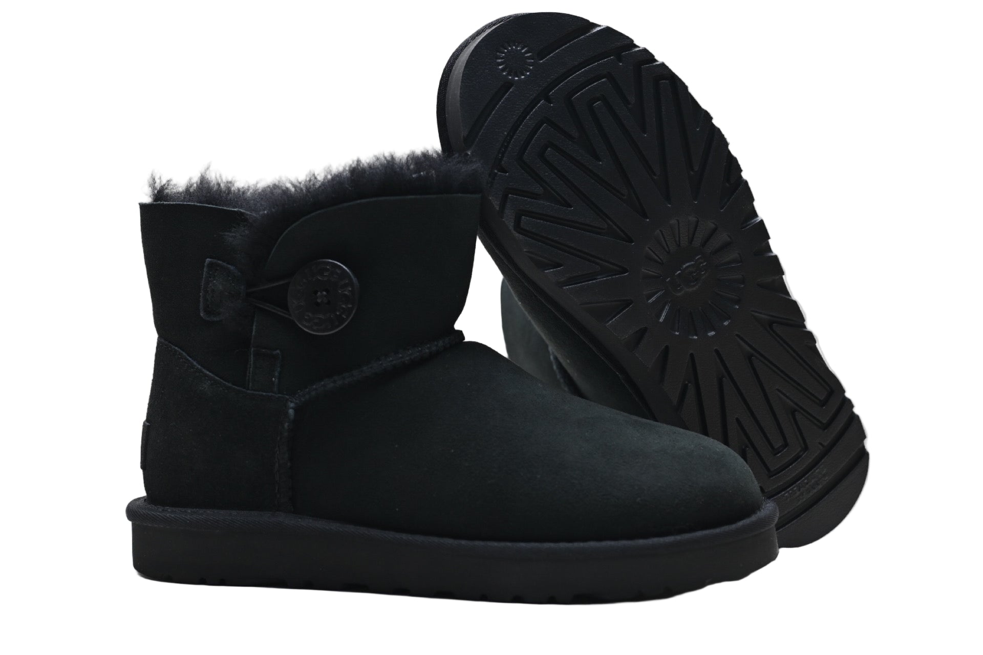 UGG Mini Bailey Button II Total Black