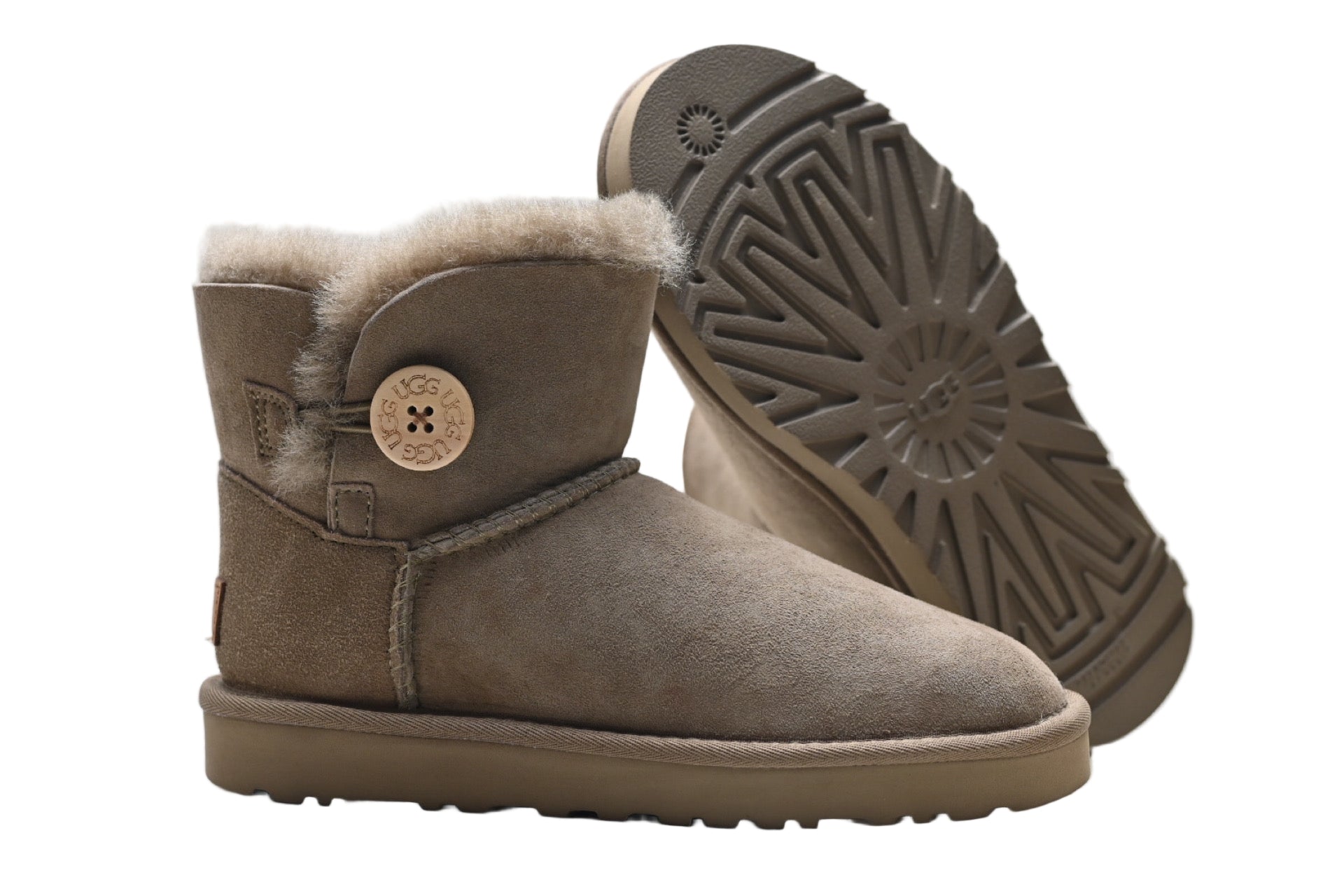 UGG Mini Bailey Button II Caribou