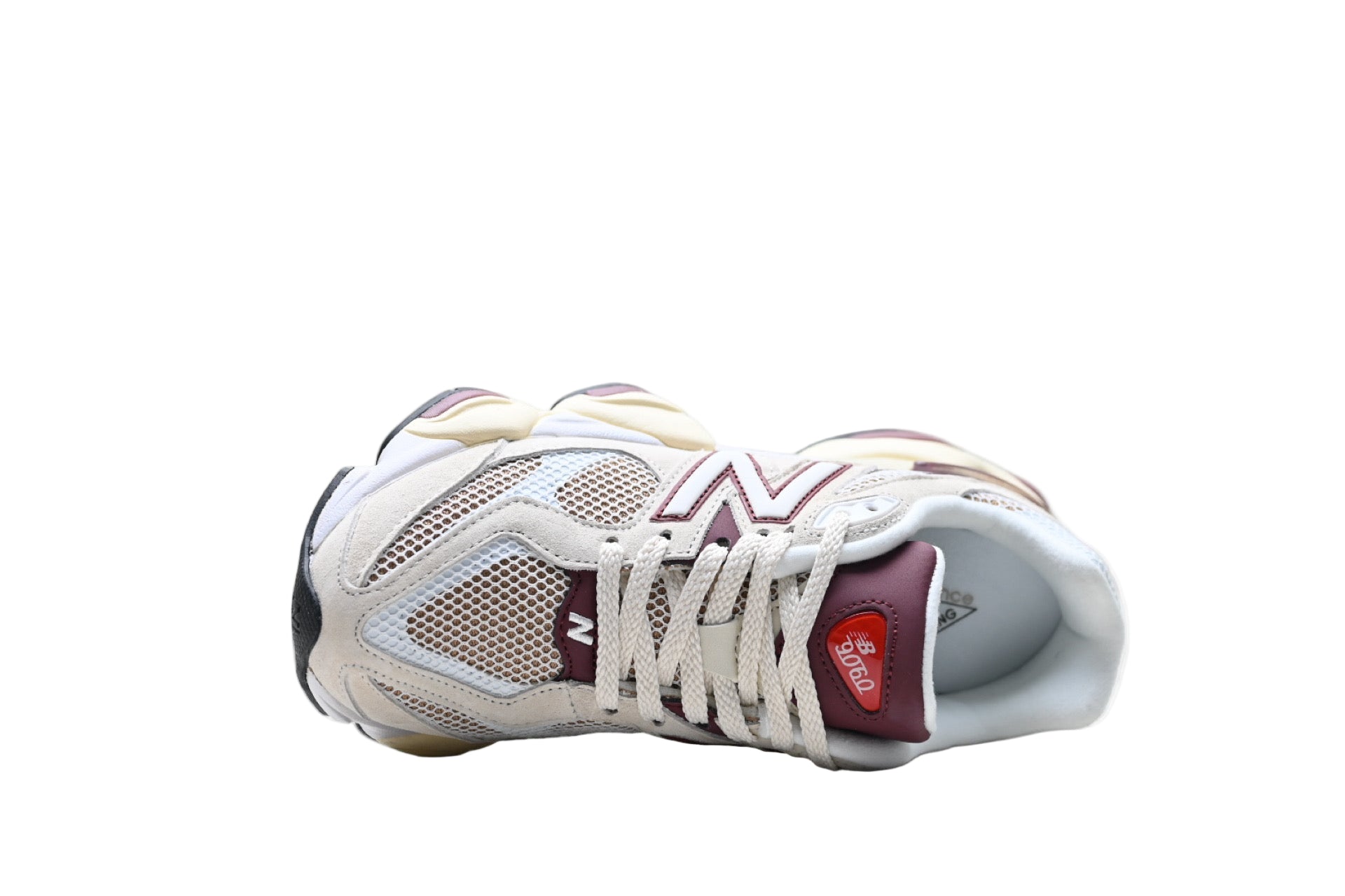 New Balance 9060 Linen Burgundy