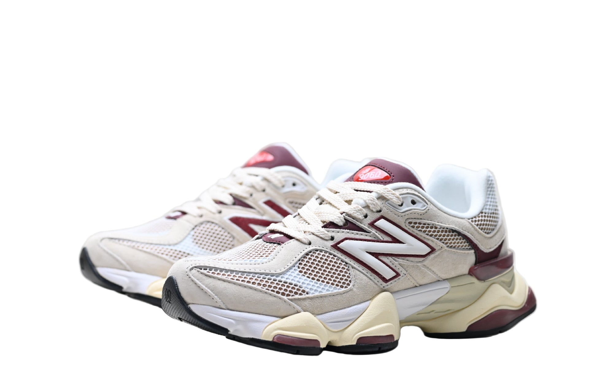 New Balance 9060 Linen Burgundy