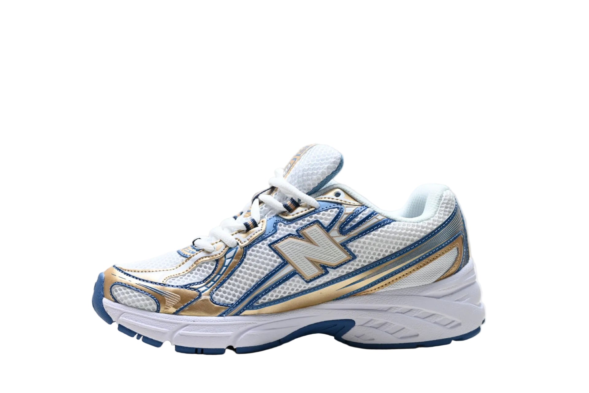 New Balance 740 White / Blue-Gold