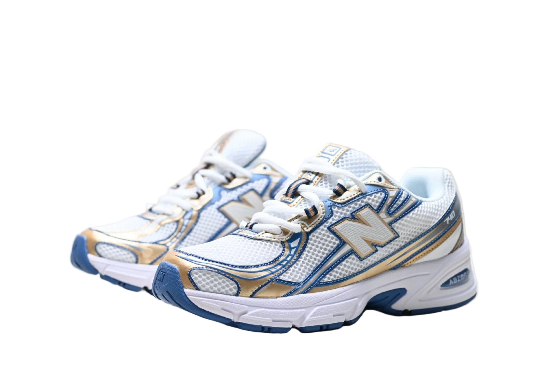 New Balance 740 White / Blue-Gold