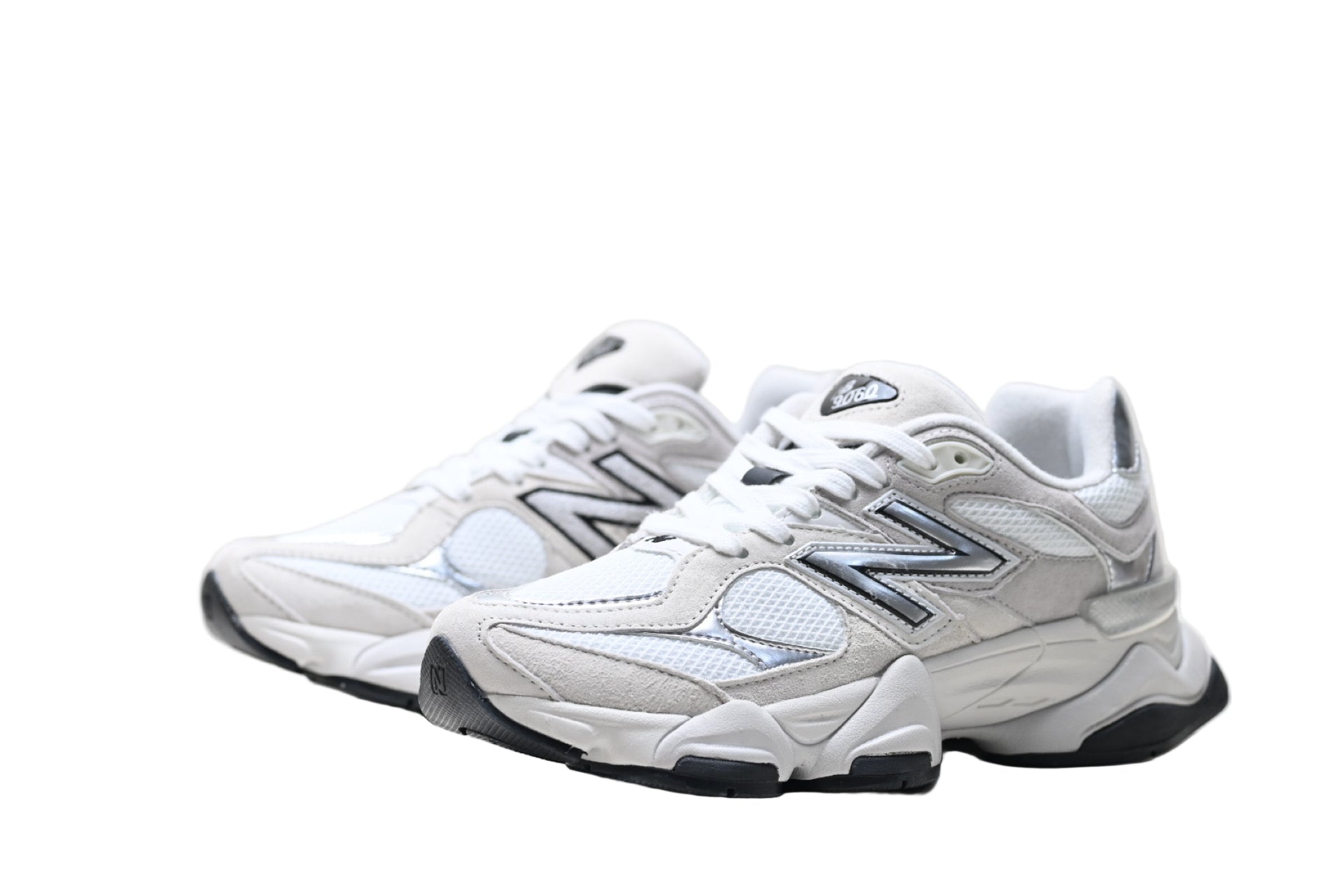 New Balance 9060 White / Silver Metallic