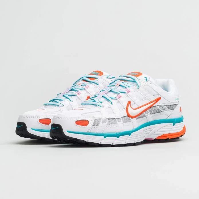 Nike P-6000 White / Dusty Cactus / Orange