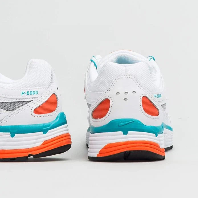 Nike P-6000 White / Dusty Cactus / Orange