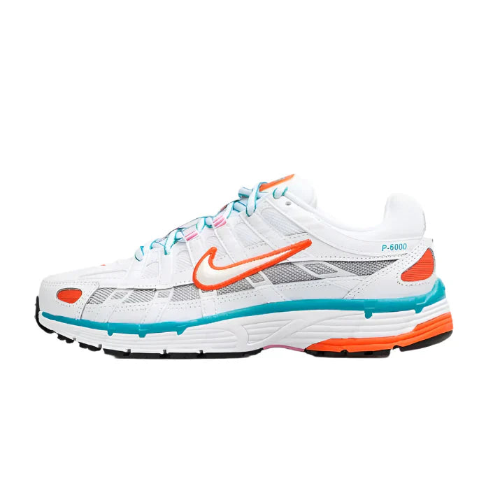 Nike P-6000 White / Dusty Cactus / Orange