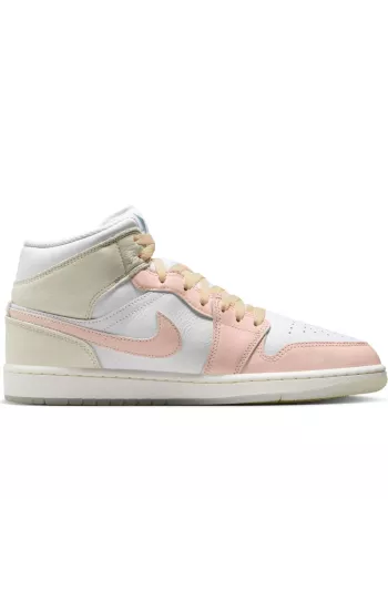 Air Jordan 1 Mid SE White / Pink