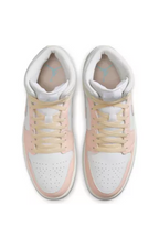 Air Jordan 1 Mid SE White / Pink