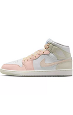 Air Jordan 1 Mid SE White / Pink