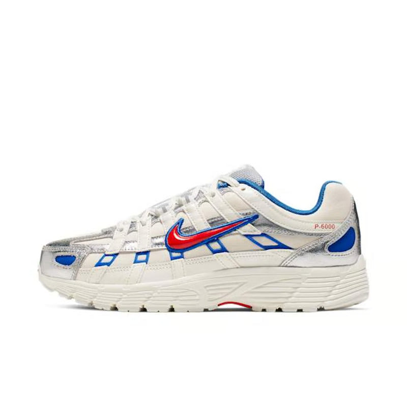 Nike P-6000 White / Blue / Red