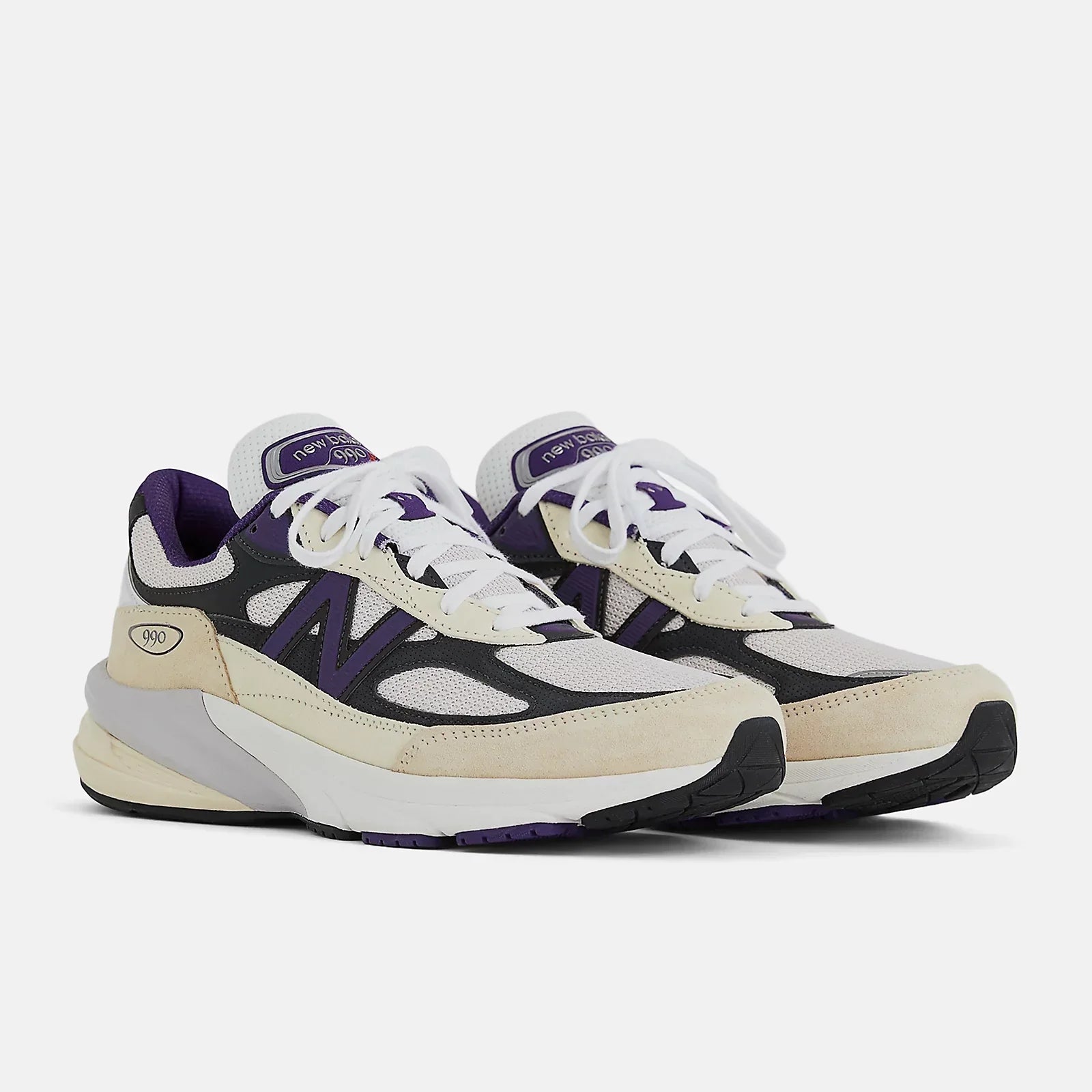 New Balance 990v6 Beige / Purple