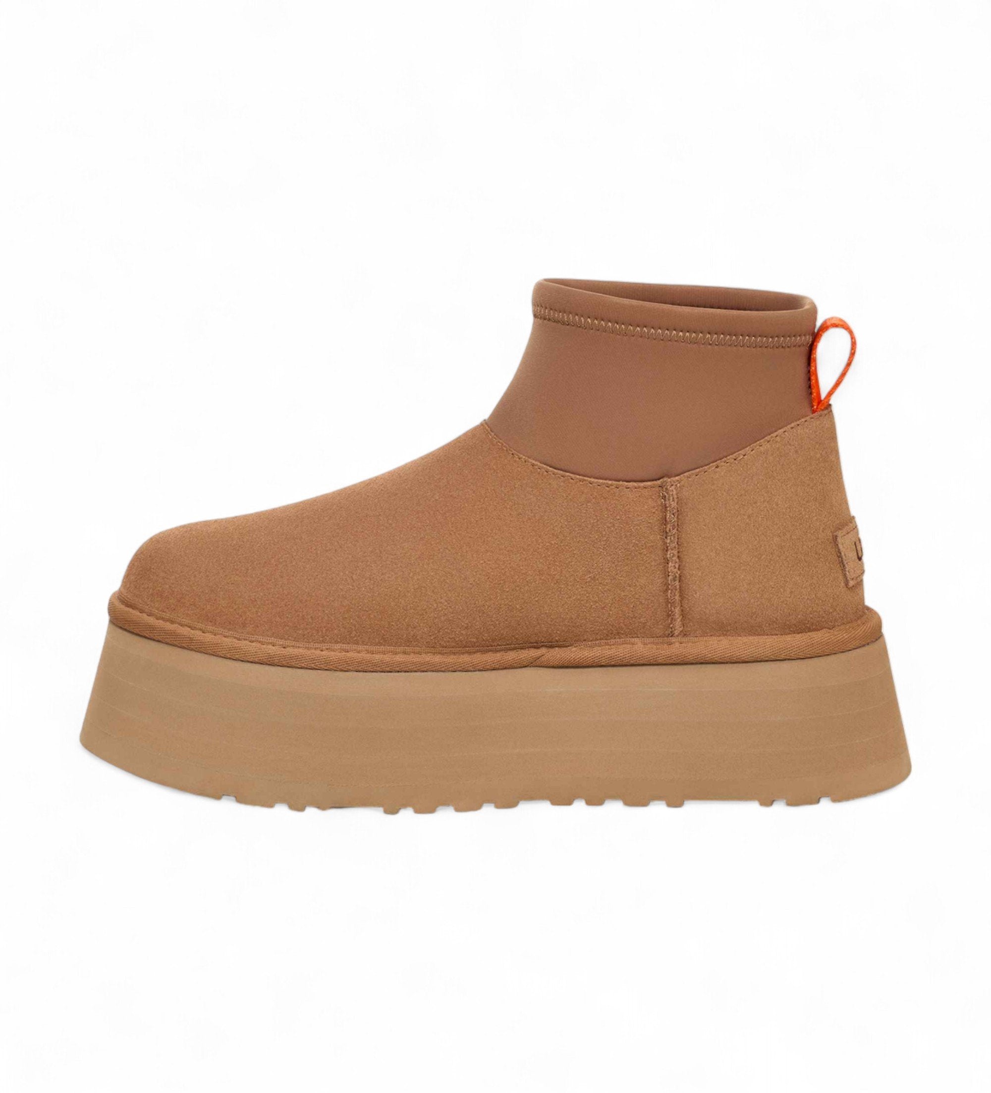 UGG BOTINS CLASSIC MINI DIPPER Chestnut
